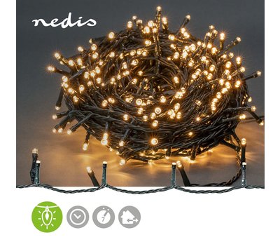 Nedis kerstverlichting 24m 320LED's voor binnen/ buiten CLLS320