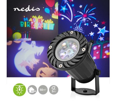 Nedis feestprojector voor binnen/ buiten CLPR2