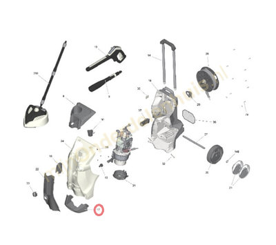 Karcher voet van hogedrukreiniger 5.044-343.0