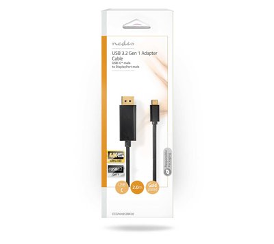 USB-C naar DisplayPort adapterkabel 2m CCGL64352BK20