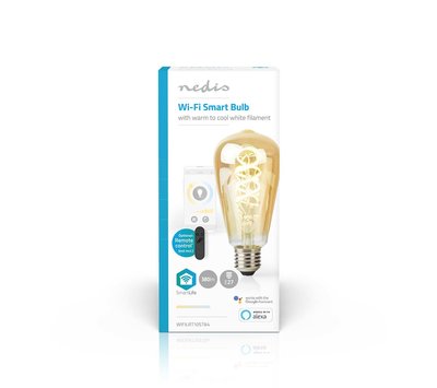 Nedis SmartLife LED filamentlamp E27 WIFILRT10ST64