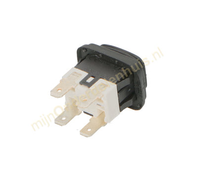 Universele schakelaar inbouw IP65 rood