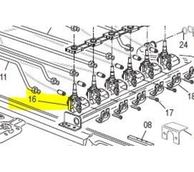 M-System gaskraan van kookplaat 106254