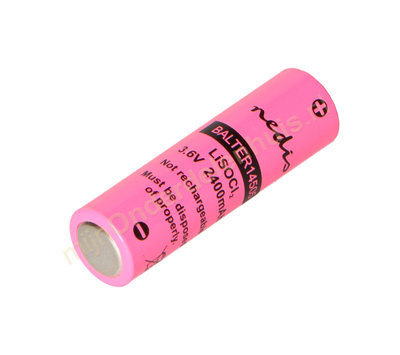 Nedis Lithium thionyl chloride battery LI6A/1800, 3.6 V 2400mAh