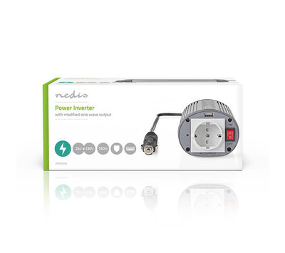 Nedis universele omvormer 24V > 220V 150W + 1x USB PIMS15024