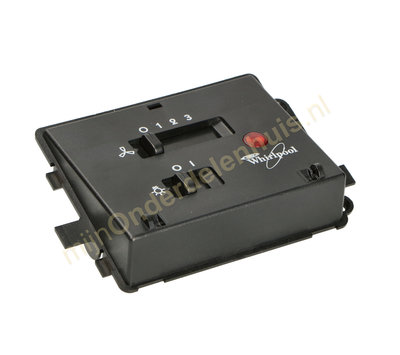 Whirlpool schakelunit van afzuigkap 481945299412