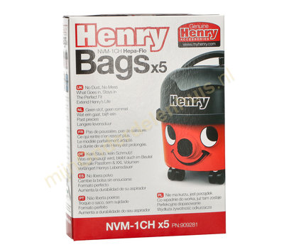 Originele stofzuigerzakken voor Numatic NVM-1CH 909281