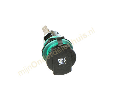 Sigaretten aanstekerplug inbouwchassis 20A 530335