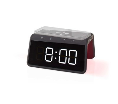 Wekker met draadloze lader WCACQ30BK