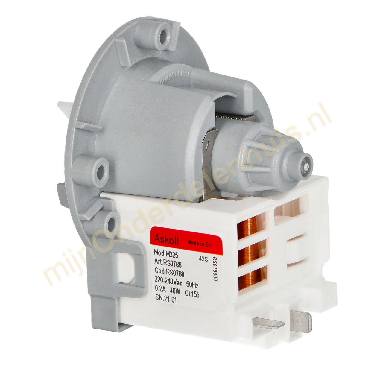 Universele wasmachine pomp Askoll M325 RS0788 - mijnOnderdelenhuis.nl