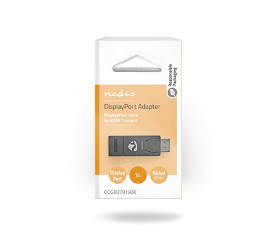 Nedis DisplayPort naar HDMI adapter CCGB37915BK