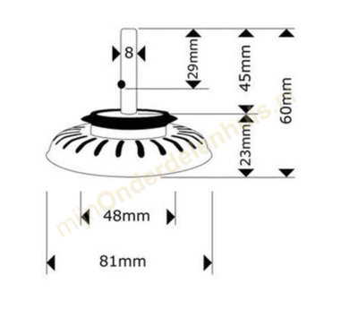 Franke korfplug van spoelbak 133.0005.681