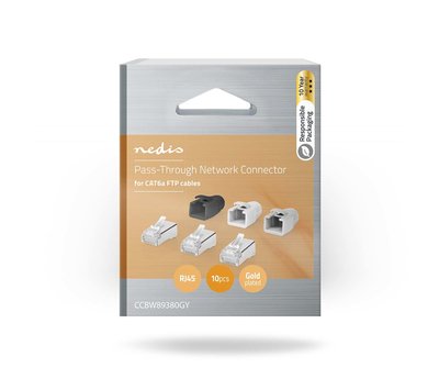 RJ45 connector Solid UTP CAT6a Male CCBW89380GY