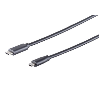 USB-C naar mini-USB kabel 1m