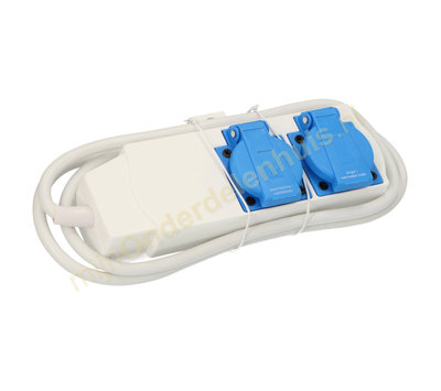 Universele contactdoos voor wasmachine èn wasdroger