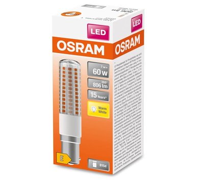 Osram LED lamp Special T Slim 60 7/60W B15d