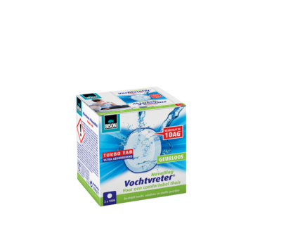 Bison vochtvreter Ambiance turbo tab neutraal 6313419