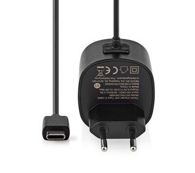 Nedis USB C oplader WCHAC300ABK