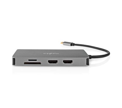 Nedis USB C  multi port docking station 7 ports CCBW64250AT02