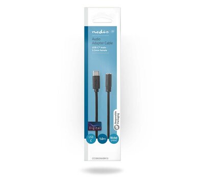 Nedis USB-C audio adapterkabel CCGL65960BK10