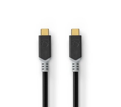 Nedis USB-C naar USB-C kabel 3.2  20 Gbps 2m CCBW64020AT20