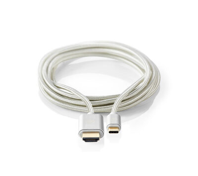 Nedis USB-C naar HDMI adapter kabel tot 20 Gbps - 2M  CCTB64655AL20
