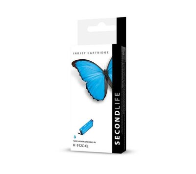 SecondLife inktcartridge voor HP912  XL blauw