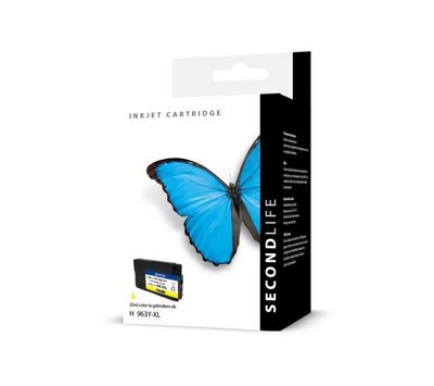 SecondLife inktcartridge voor HP963Y XL geel