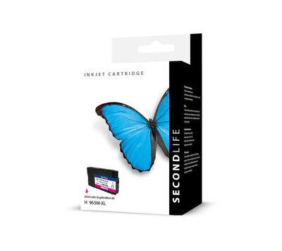 SecondLife inktcartridge voor HP963M XL magenta