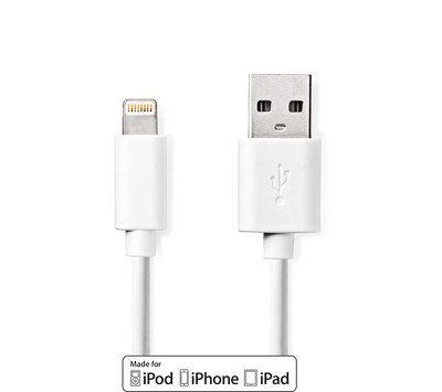 Apple Lightning laad-/datakabel voor iPhone 1m CCGB39300WT10