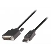 Nedis DisplayPort naar DVI-D kabel 2m CCGB37200BK10