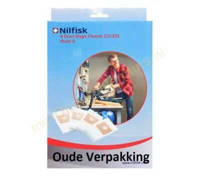 Originele stofzuigerzakken voor Nilfisk Multi II 107417195