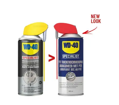 WD-40 droogsmeerspray PTFE 250ml spuitbus smart straw 31743