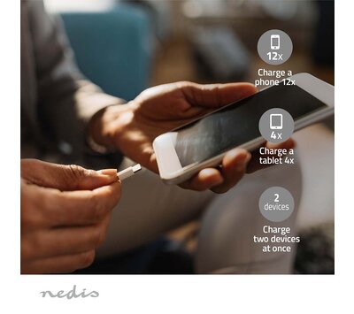 Nedis powerbank 30000 mAh USB UPBKPD30000BK