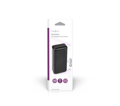 Nedis powerbank 30000 mAh USB UPBKPD30000BK