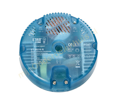 Tradim halogeen trafo rond 12V 50-210W  ET50210R