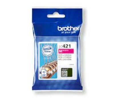 Originele Brother inktcartridge LC421M Rood