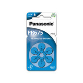 Rayovac Panasonic batterij voor gehoorapparaat 675 PR44 1.45V