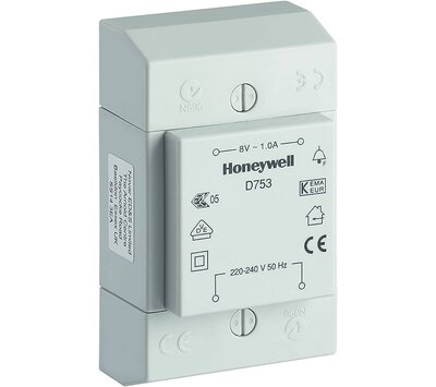 Honeywell universele beltrafo 8V 1A D753