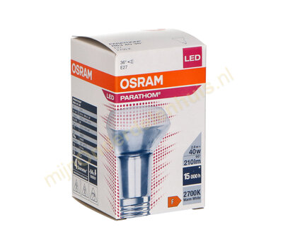 Osram LED reflectorlamp 36° Parathom R63 3.3/40W E27