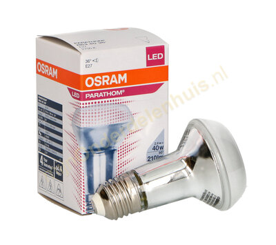 Osram LED reflectorlamp 36° Parathom R63 3.3/40W E27