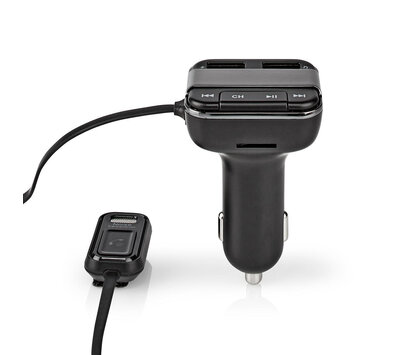 Nedis FM transmitter voor in de auto CATR123BK