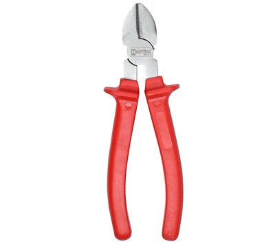 Hofftech zijkniptang 180mm rood 004964