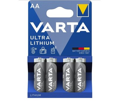 Varta batterij AA penlite 1.5V Lithium 4-pack