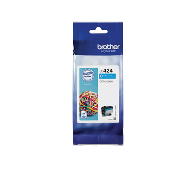 Originele Brother inktcartridge blauw LC424C
