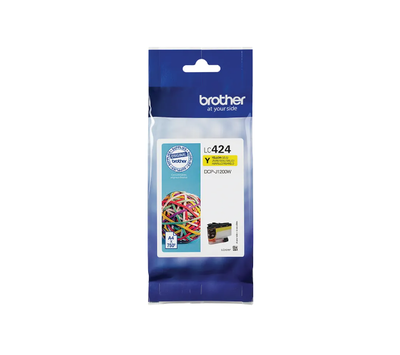 Originele Brother inktcartridge geel LC424Y