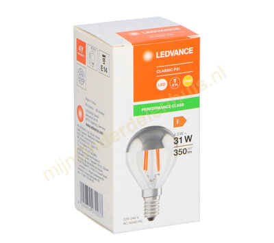 Ledvance LED kopspiegellamp Classic P31 4/31W E14 2700K