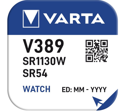 Varta knoopcel V10GS 1,55V V390 V389 SR54 silveroxide