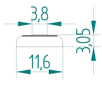 Varta knoopcel V10GS 1,55V V390 V389 SR54 silveroxide