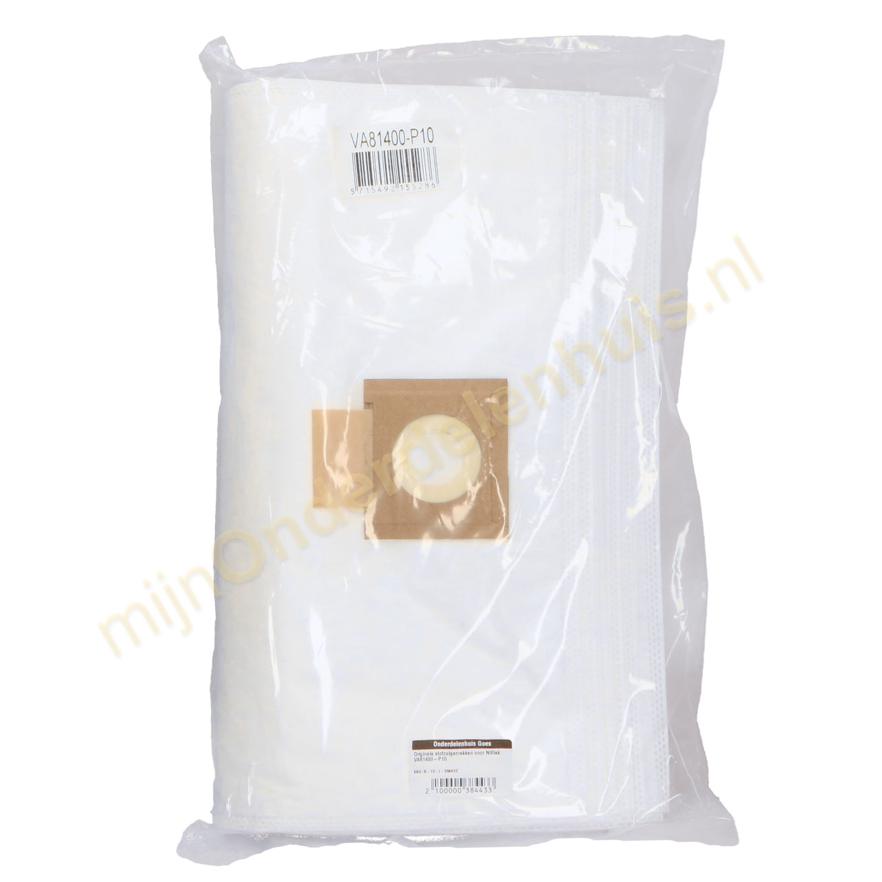 10 Stuks Stofzuigerzakken Voor Nilfisk GD110, GD 110 Advanced & Viking - Hoogwaardige Vervanging